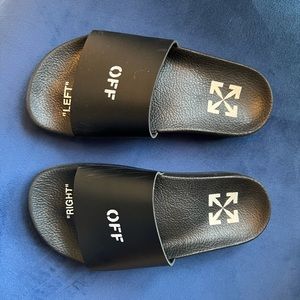 Off White slides - good condition